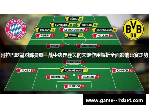 阿拉巴欧冠对阵曼联一战中决定胜负的关键作用解析全面影响比赛走势